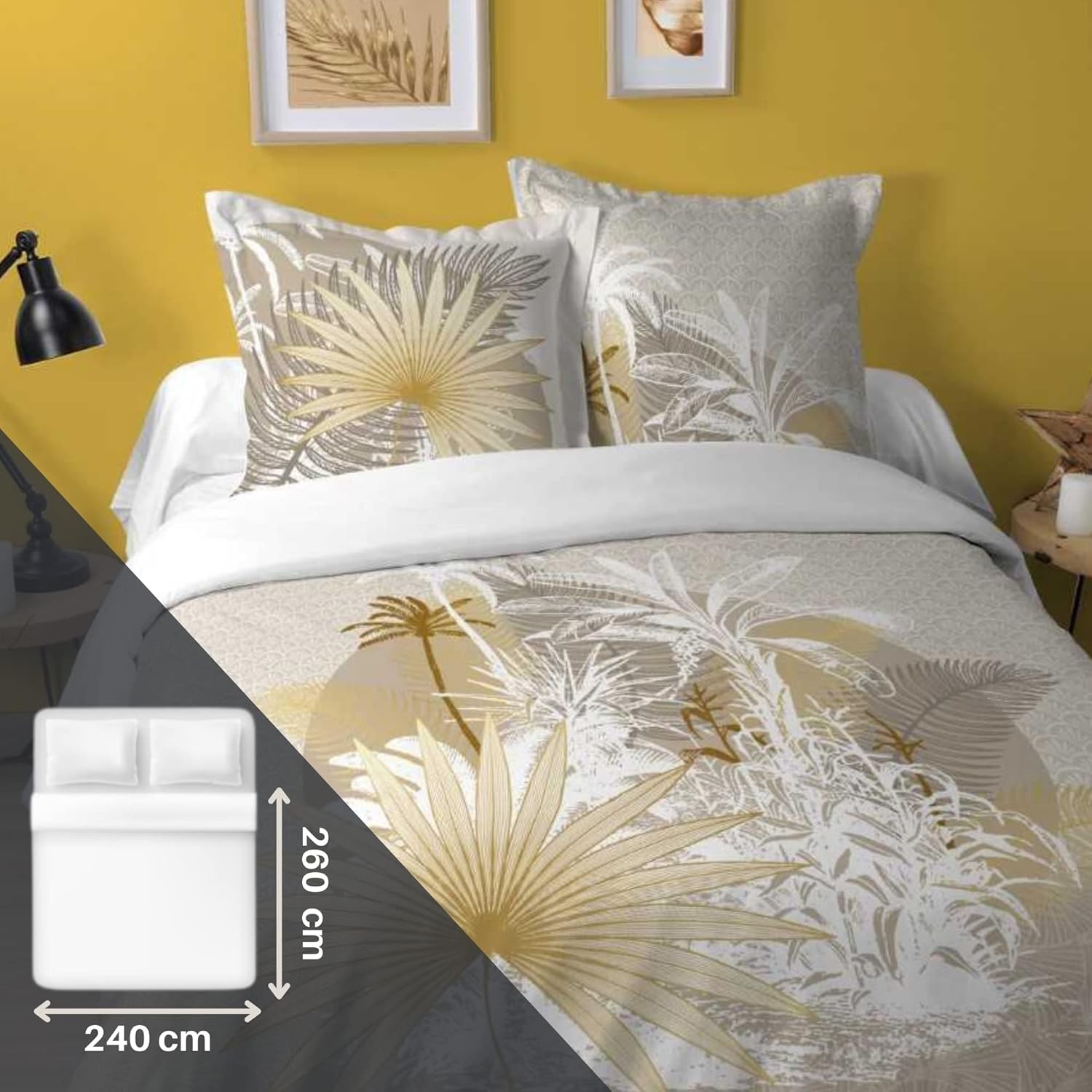 Lovely Casa Parure Housse de Couette 240 x 220 cm Maldives Lovely Casa Parure Housse de Couette 240 x 220 cm Maldives