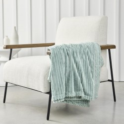 TODAY Plaid XL Côtelé Essential Celadon