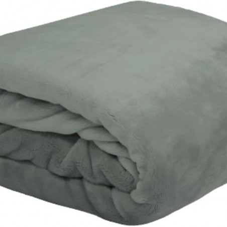 Plaid Doudou Stof Lovely Casa Polaire Doux 130x160 cm Kaki