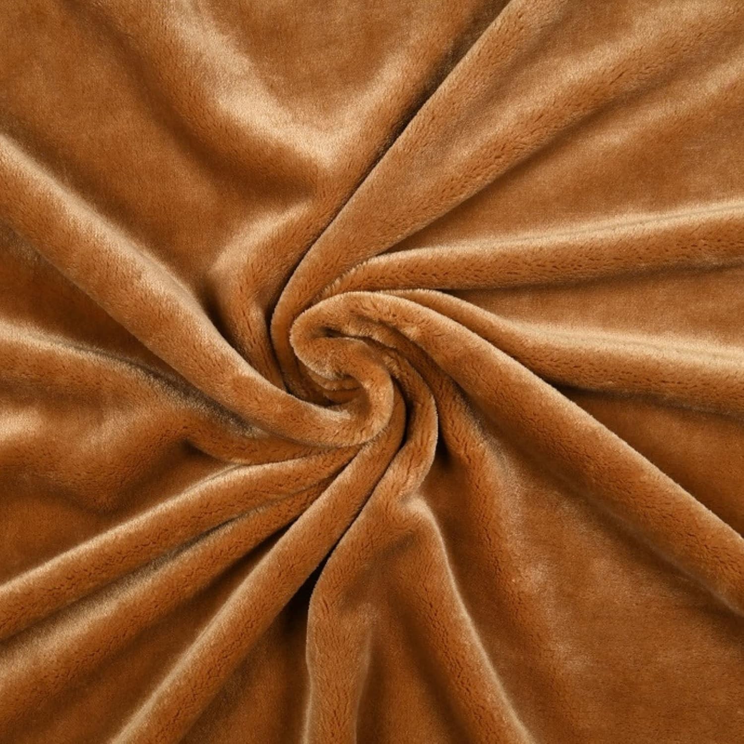 Plaid Doudou Stof Lovely Casa Polaire Doux 130x160 cm Camel