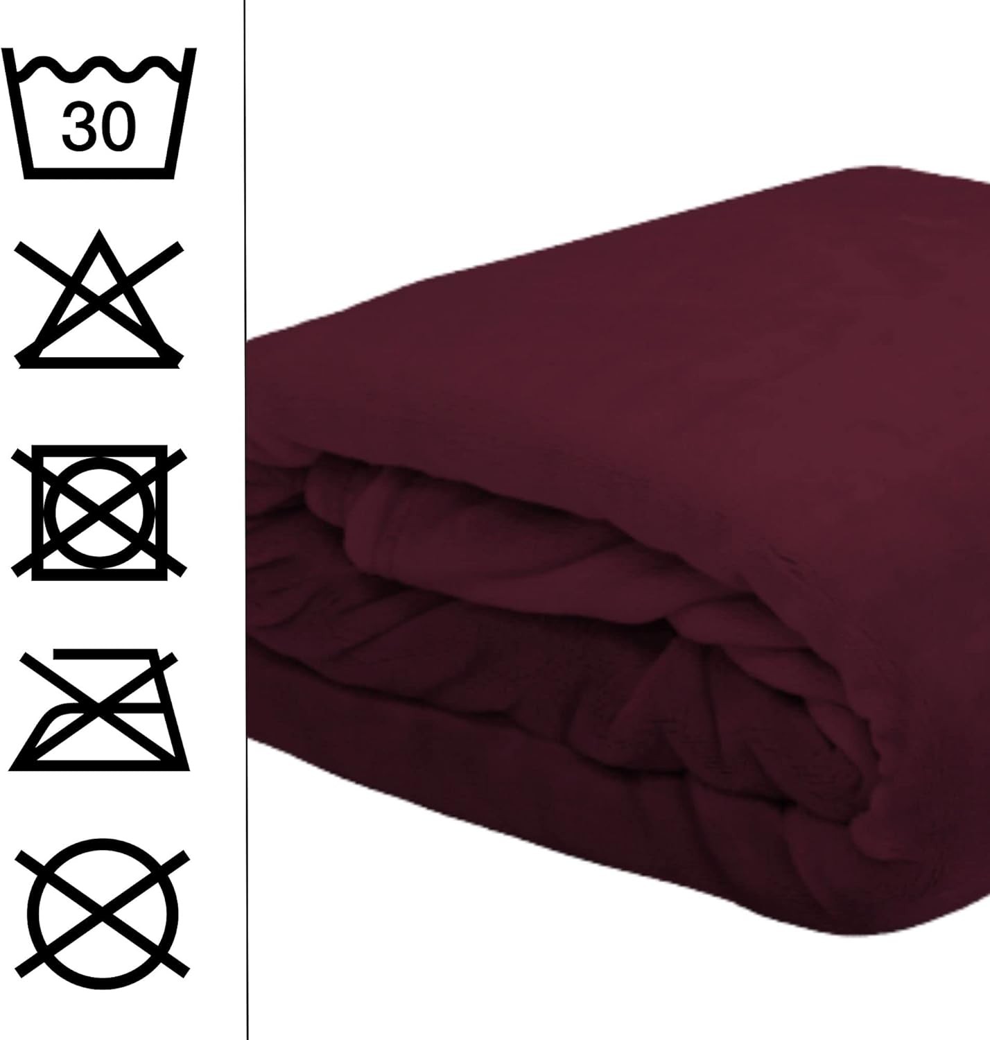 Plaid Doudou Stof Lovely Casa Polaire Doux 130x160 cm Bordeaux Plaid Doudou Stof Lovely Casa Polaire Doux 130x160 cm Bordeaux