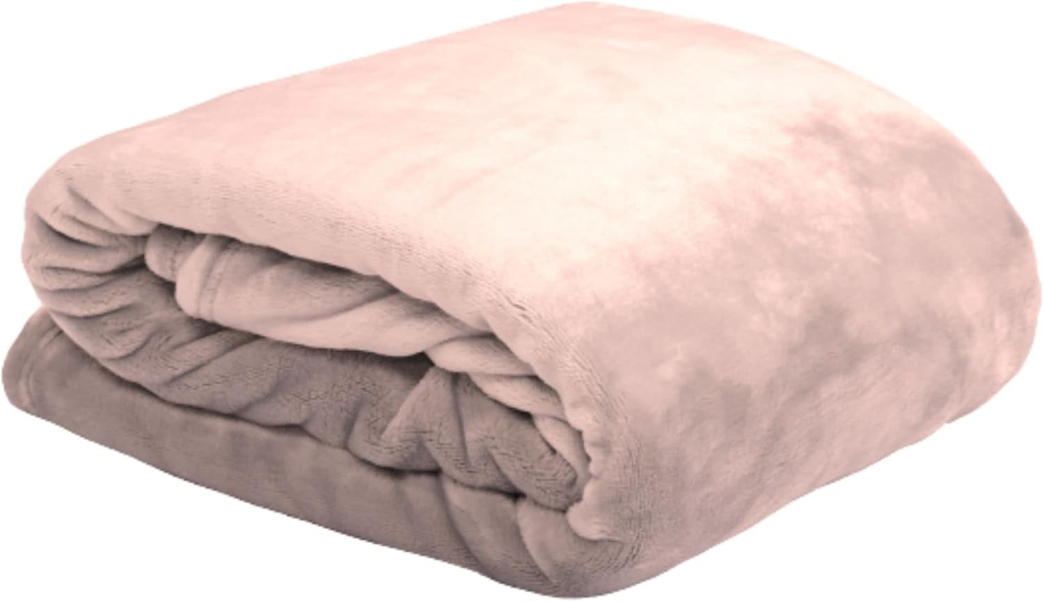 Plaid Doudou Stof Lovely Casa Polaire Doux 130x160 cm Rose Poudré