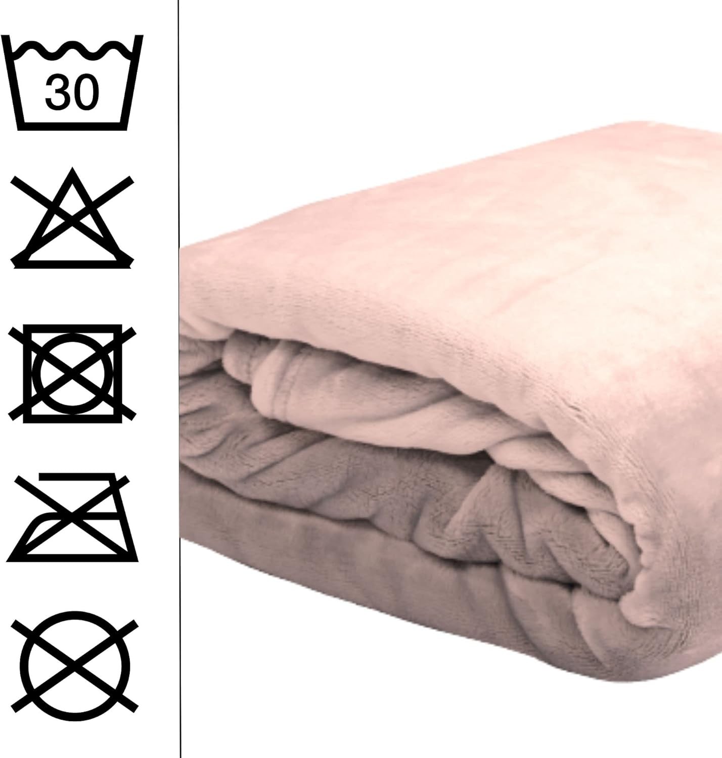 Plaid Doudou Stof Lovely Casa Polaire Doux 130x160 cm Rose Poudré Plaid Doudou Stof Lovely Casa Polaire Doux 130x160 cm Rose Poudré
