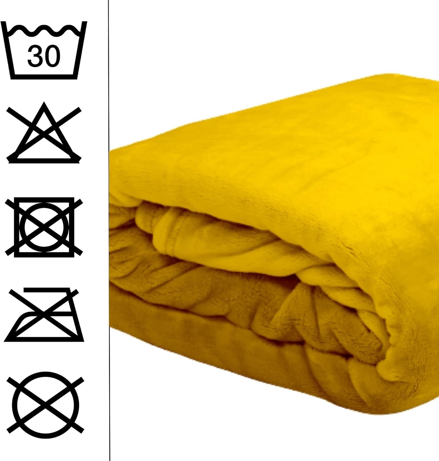 Plaid Doudou Stof Lovely Casa Polaire Doux 130x160 cm Jaune Plaid Doudou Stof Lovely Casa Polaire Doux 130x160 cm Jaune