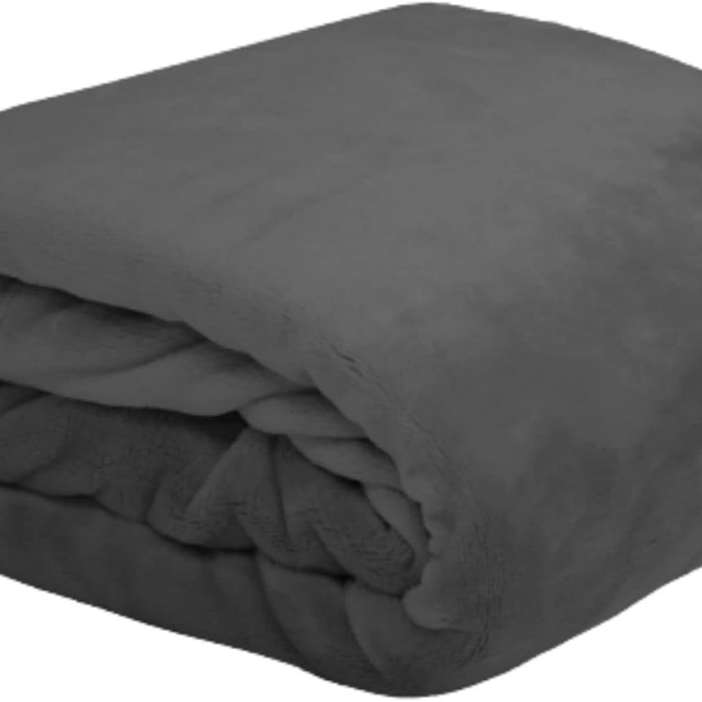 Plaid Doudou Stof Lovely Casa Polaire Doux 130x160 cm Anthracite