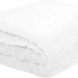 Plaid Doudou Stof Lovely Casa Polaire Doux 130x160 cm Blanc