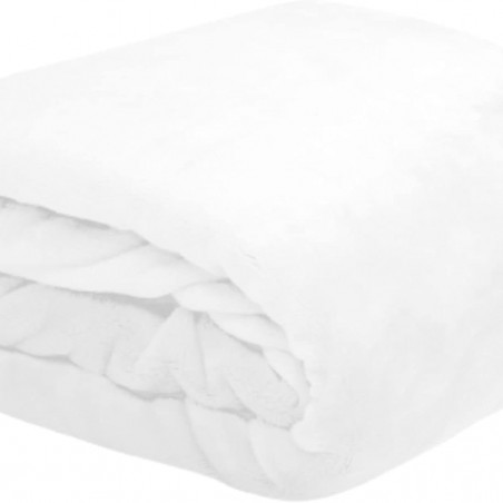 Plaid Doudou Stof Lovely Casa Polaire Doux 130x160 cm Blanc