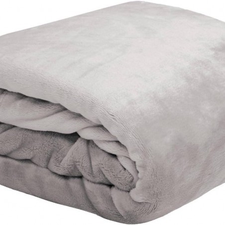 Plaid Doudou Stof Lovely Casa Polaire Doux 130x160 cm Lin