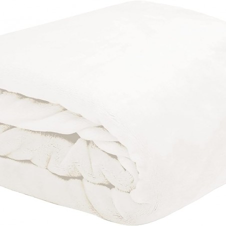 Plaid Doudou Stof Lovely Casa Polaire Doux 180x220 cm Ecru