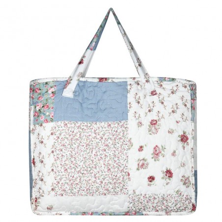 Lovely Casa Stof Couvre lit Boutis avec 2 Taies 220 x 240 cm Fleuris