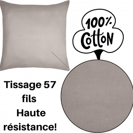 Taie d'Oreiller Sac 63x63 cm Stof Eden Coton