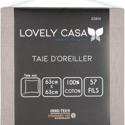 Taie d'Oreiller Sac 63x63 cm Stof