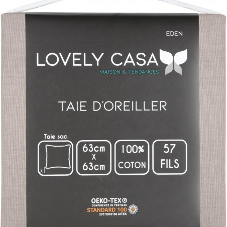 Taie d'Oreiller Sac 63x63 cm Stof