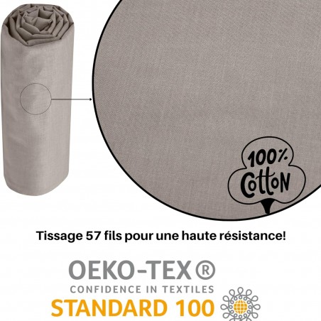 Drap Housse Stof 140 x 190 cm bonnet
