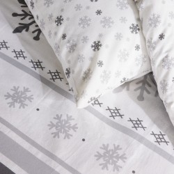 Parure Housse de Couette 240x220 cm Flanelle