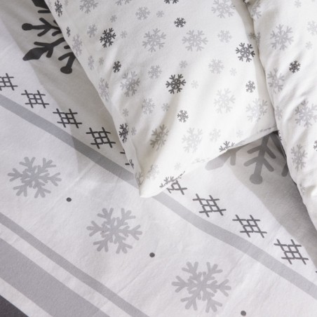 Parure Housse de Couette 240x220 cm Flanelle