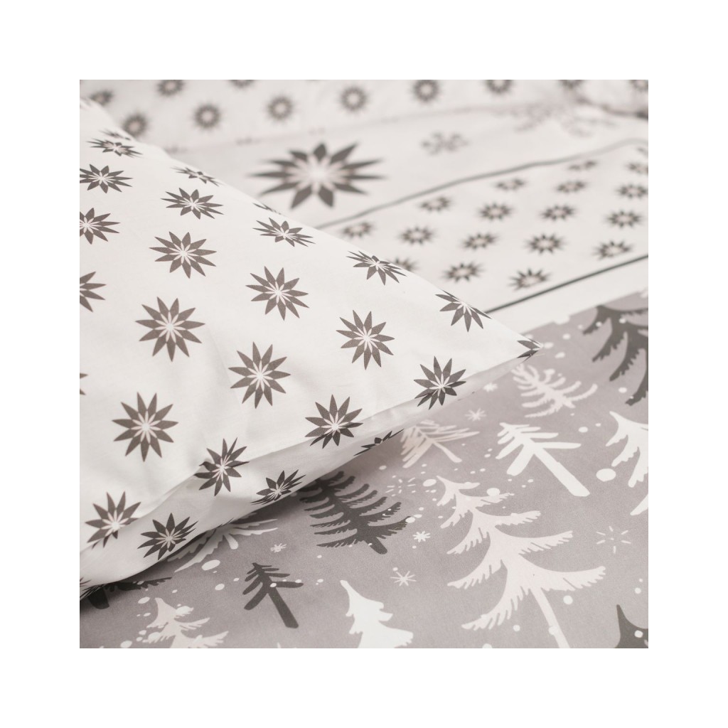 Parure Housse de Couette 240x220 cm Flanelle Today 2.13 Sapin