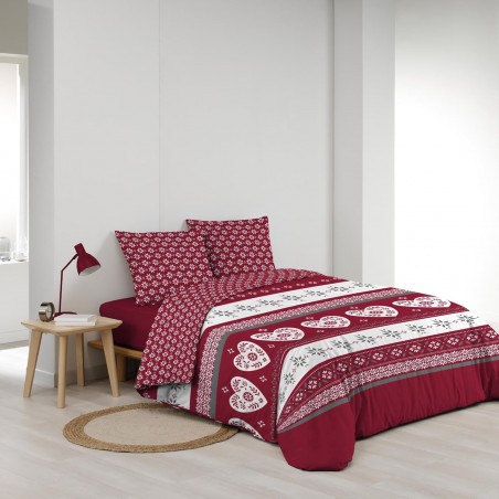 Parure Housse de Couette 240 x 220 cm Douceur d'Intérieur