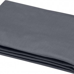 Drap Plat Stof 240 x 300 cm 57 Fils Coton Eden Ardoise