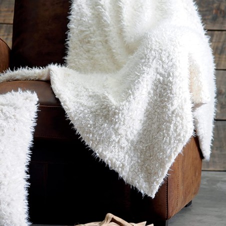 Plaid Mouton Blanc 180 x 220 cm