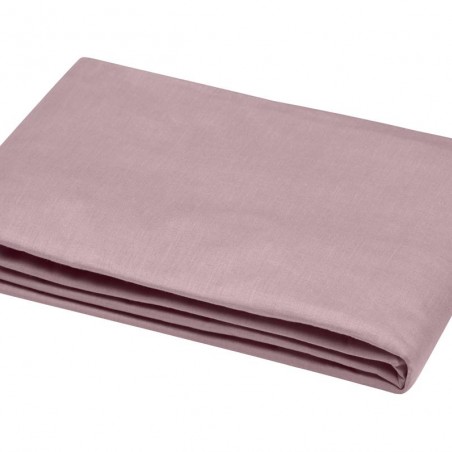 Drap Plat - Stof - 180 x 290 cm 57 Fils Coton, Eden Vieux Rose