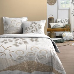 PARURE HOUSSE DE COUETTE YUKI NATUREL 240X220 cm