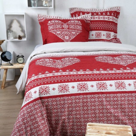 Parure de lit au style montagne chic 240 x 220 cm