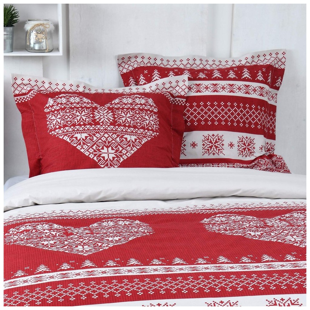 Parure de lit au style montagne chic 240 x 220 cm