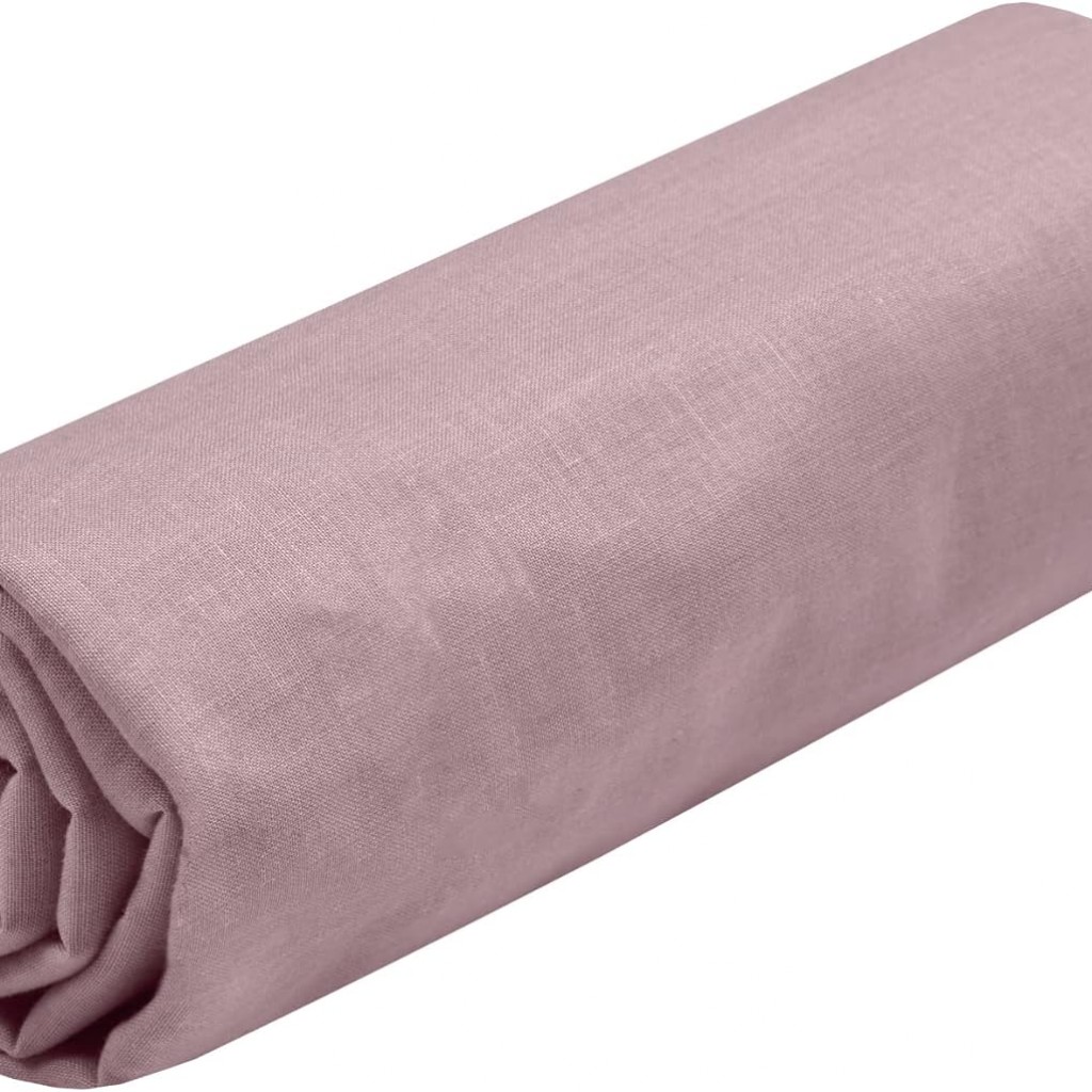 STOF - Drap Housse 140 x 190 cm Bonnet 30 cm 57 Fils Coton Eden Vieux Rose