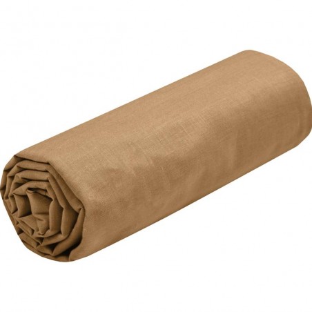 DRAP HOUSSE EDEN CURRY 140X190/200 cm