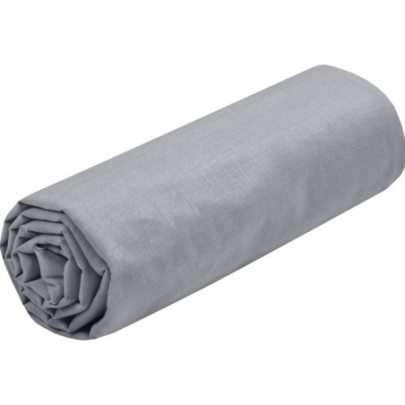 DRAP HOUSSE EDEN SOURIS 160X200 cm