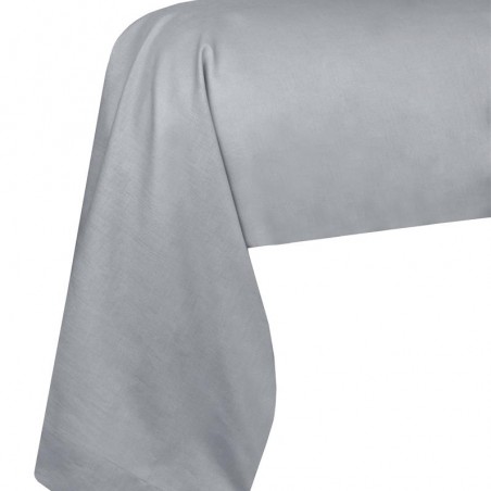 Stof - Taie de Traversin 45 x 185 cm Eden Coton Gris Souris