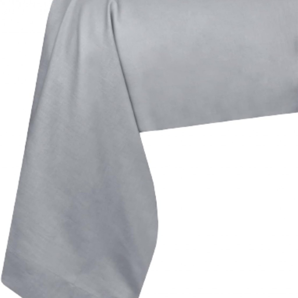 Stof - Taie de Traversin 45 x 185 cm Eden Coton Gris Souris