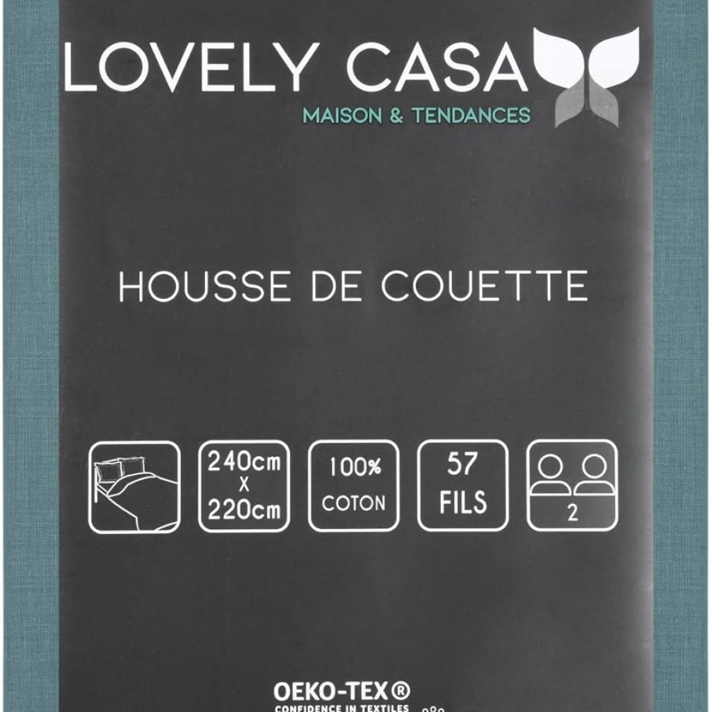 STOF, LINGE DE LIT, HOUSSE DE COUETTE.