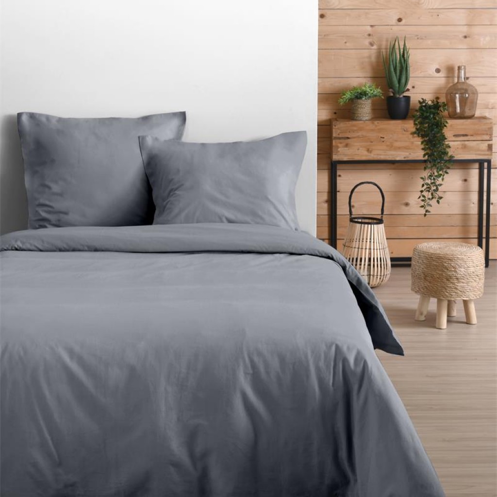 TAIE EDEN SOURIS 63X63 cm