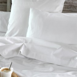 Stof - Housse de couette 78 Fils  Elysée Percale Blanc