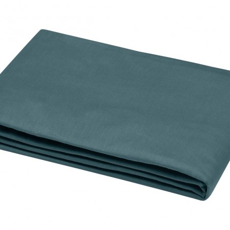 Drap Plat vert Coton 240 x 300 cm 57 Fils  Eden