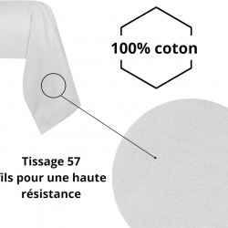 Stof - Taie de traversin 45 x 185 cm Elysée 78 fils