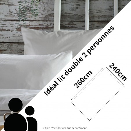 Stof - Housse de couette Coton 260 x 240 cm 78 Fils