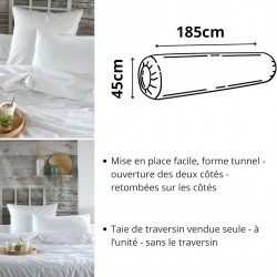 Stof - Taie de traversin 45 x 185 cm Elysée 78