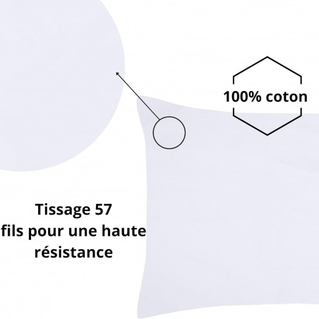 Stof - Taie d'Oreiller Sac 50 x 70 cm