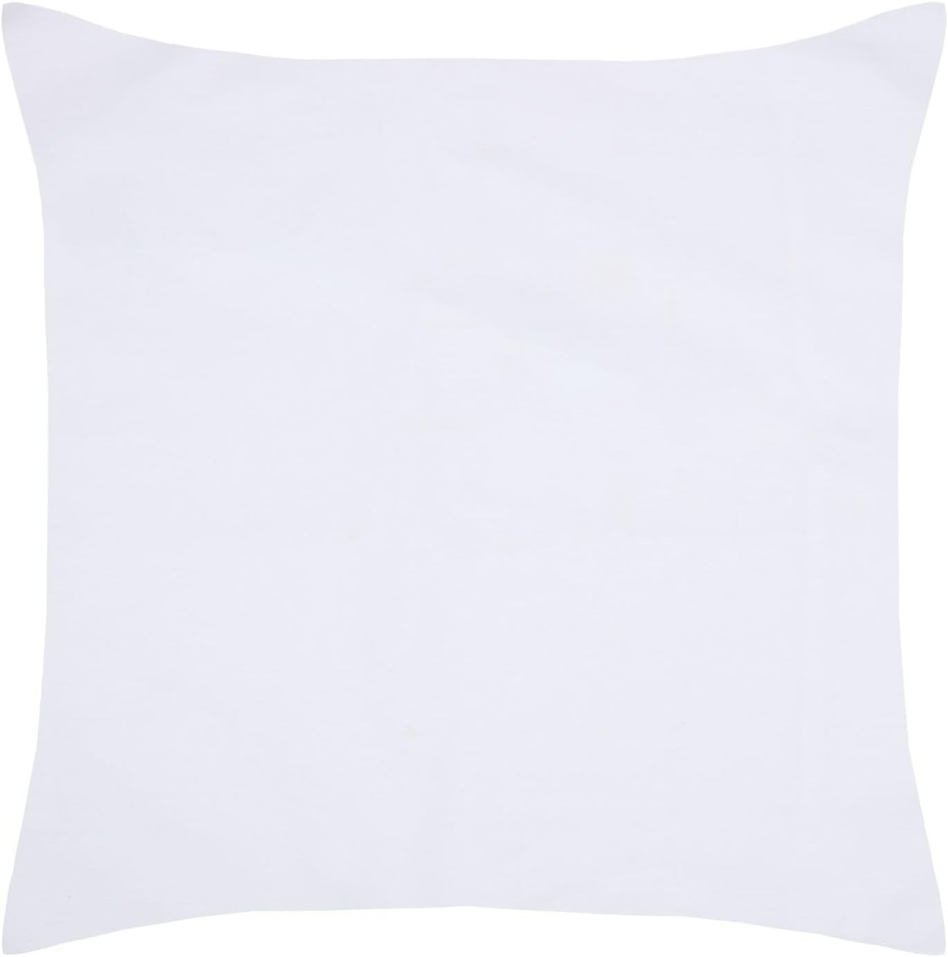 Stof - Taie d'Oreiller Sac 63 x 63 cm Elysée 78 fils Percale Blanc