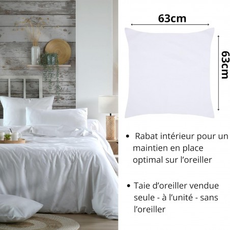 Stof - Taie d'Oreiller Sac 63 x 63 cm Elysée 78