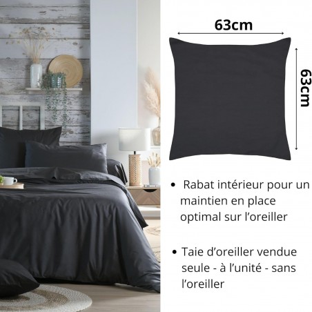 Stof - Taie d'Oreiller Sac 63 x 63 cm Elysée