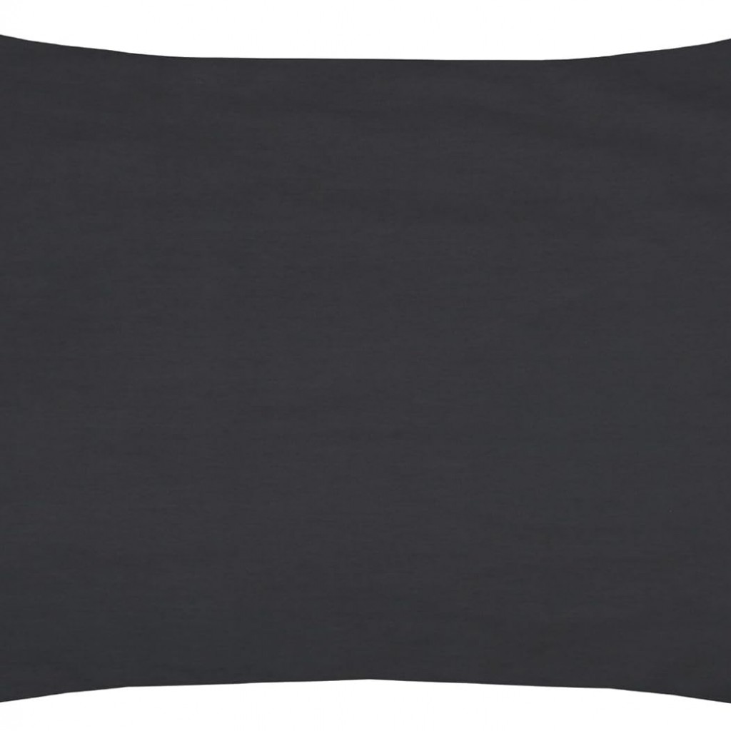 Stof - Taie d'Oreiller Sac 50 x 70 cm Elysée 78 fils Percale Anthracite