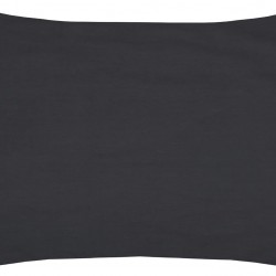 Stof - Taie d'Oreiller Sac 50 x 70 cm Elysée 78 fils Percale Anthracite