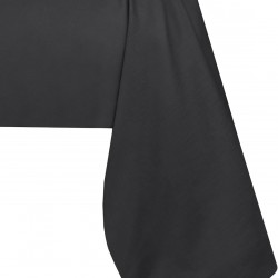 Stof - Taie de traversin 45 x 185 cm Elysée 78 fils Percale Anthracite