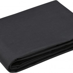 Stof - Drap Plat Percale 180 x 290 cm 78 Fils  Elysée Percale Anthracite
