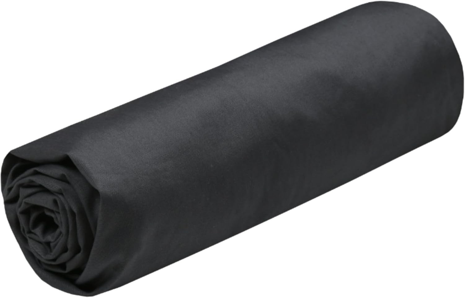 Drap Housse Stof 140 x 200 cm bonnet 30cm 78 Fils Percale Elysée Anthracite