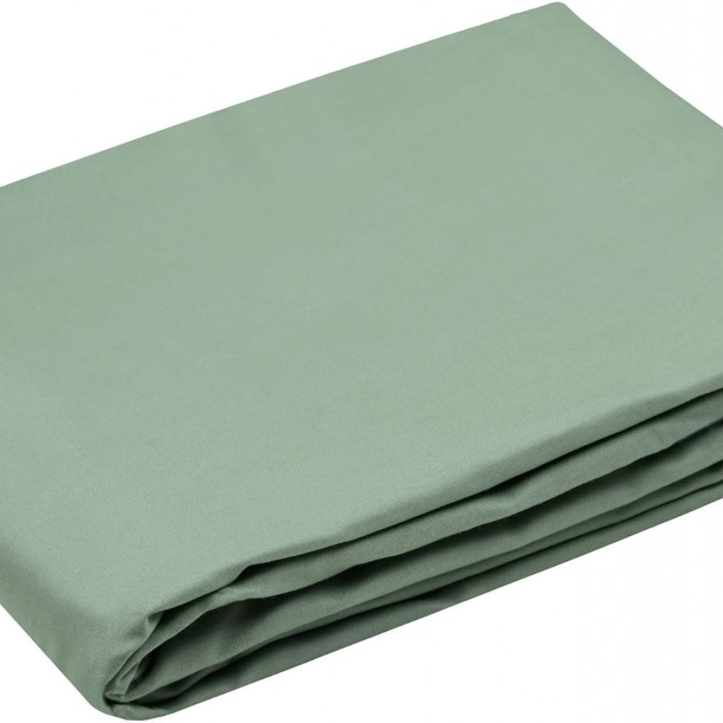 Stof - Housse de couette Coton 140 x 200 cm 78 Fils  Elysée Percale Vert